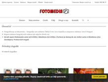 Tablet Screenshot of fotomedia.si